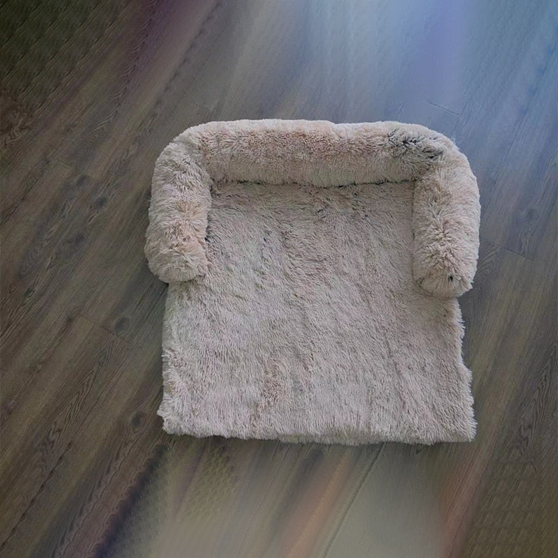 Fleece Lined Multipurpose Bed, With Built in Pillow