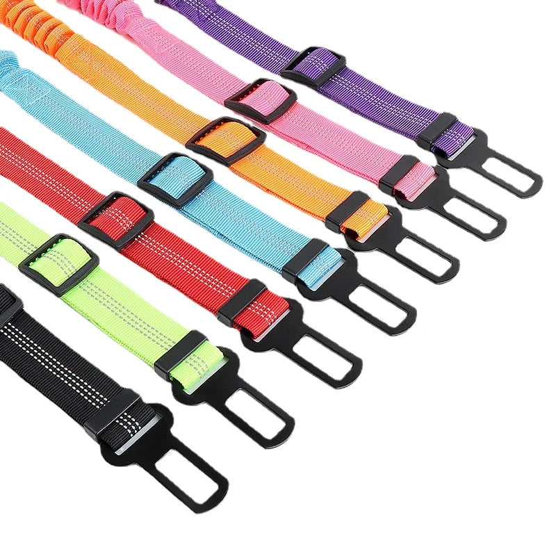 Adjustable Seat Belt, With Elastic Bungee