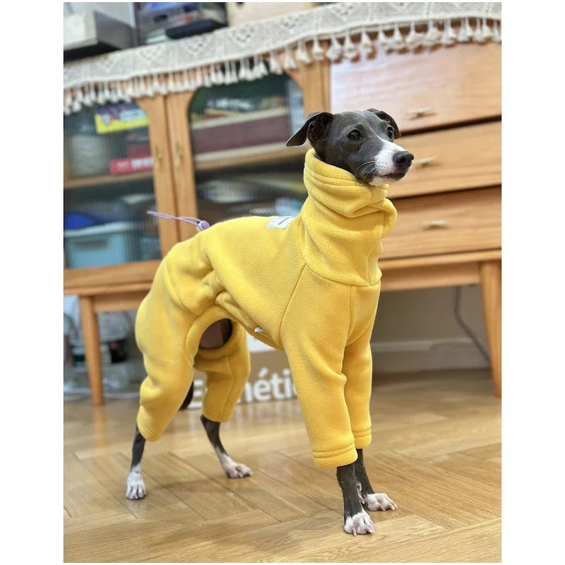 Yellow Turtleneck Fleece