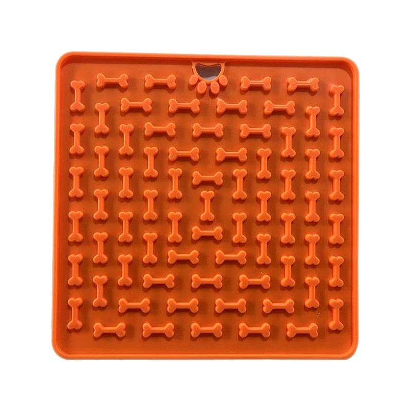 Bone Patter Silicone Licking Mat