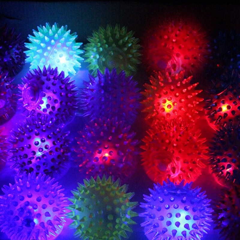 Squeaky Luminous Hedgehog Ball