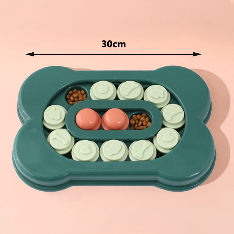 Slow Feeders with Toys and an Interactive Food Ball