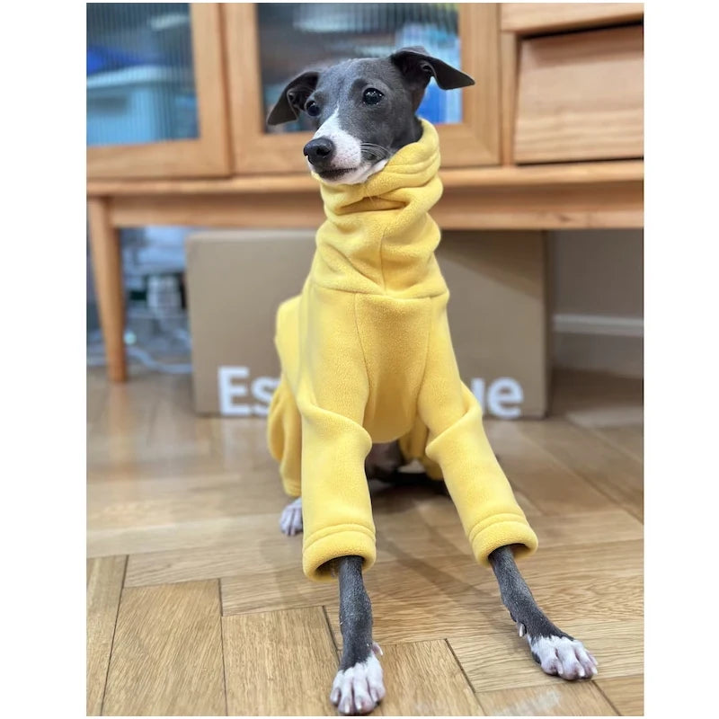 Yellow Turtleneck Fleece