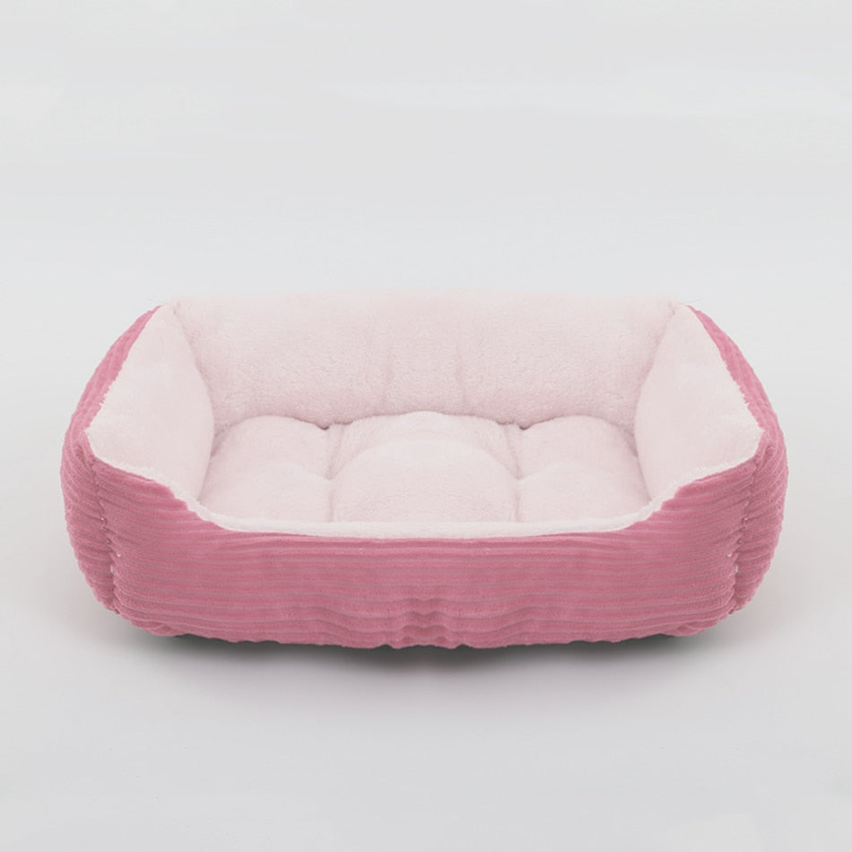 Soft Square Plush Bed