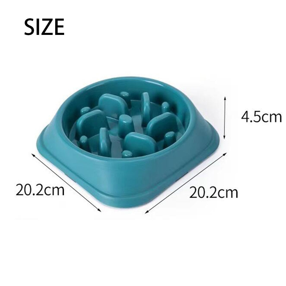 Slow Feeder Dog Bowl, Non Slip Bottom