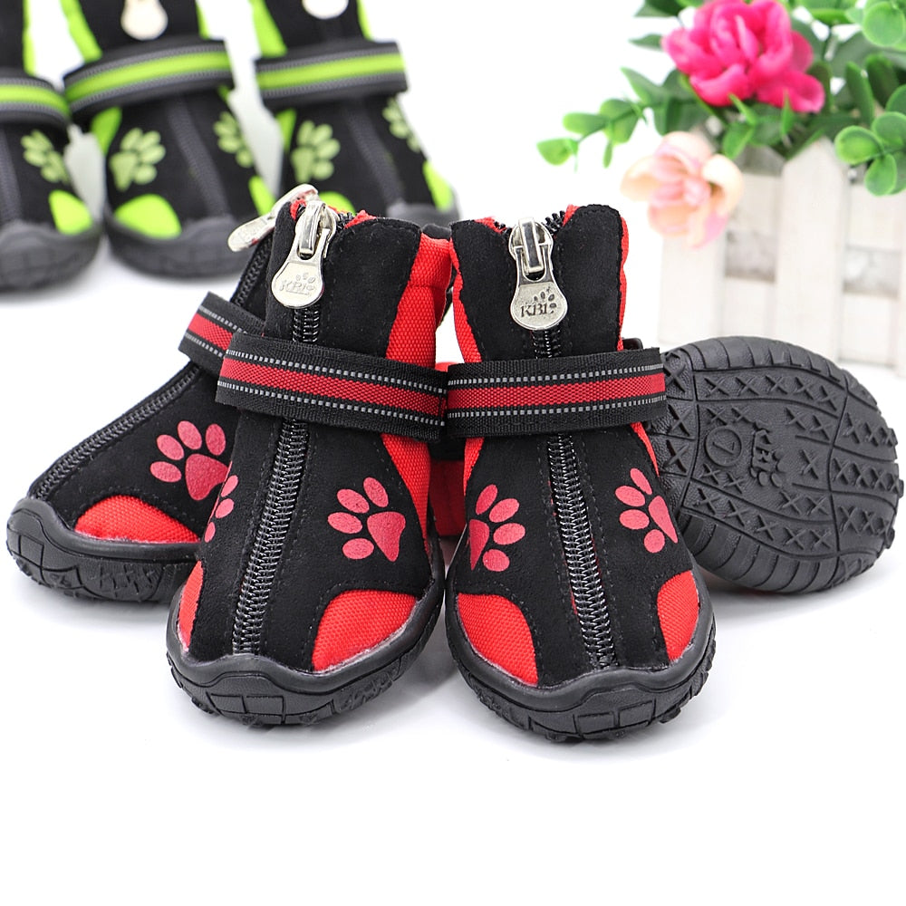 Paw Print With Zip, Anti-Slip Boots