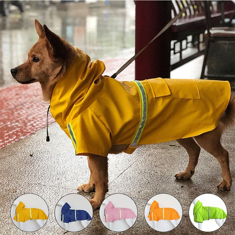 Raincoats, With Reflective Strip & Cute Hood