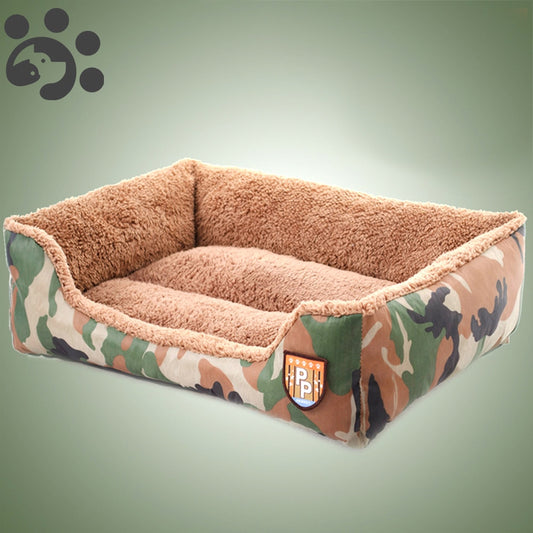 Soft Plush Patterned Bed