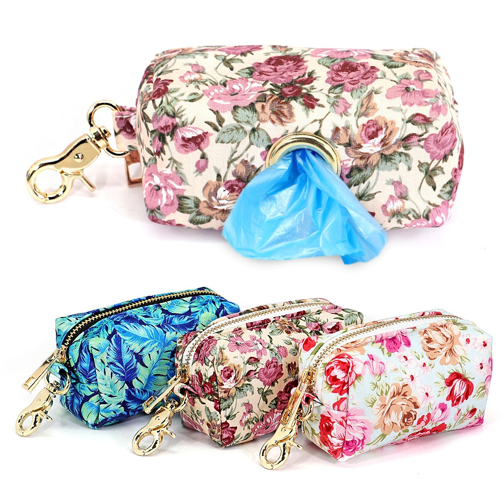 Floral Poo Bag Dispenser