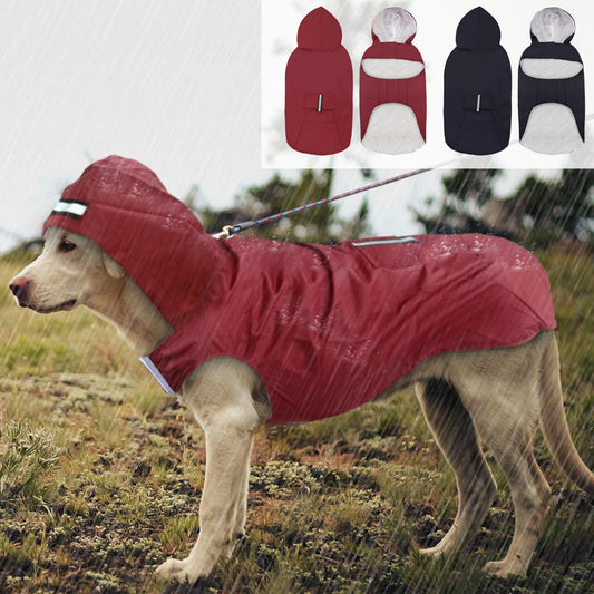 Light Rain Coat, With Hood, Fro large Breeds