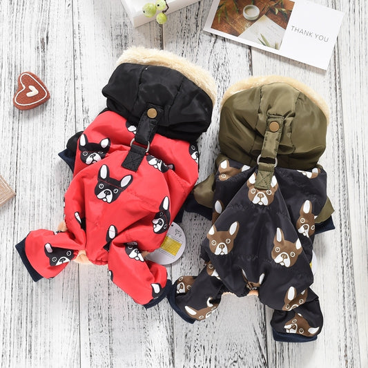 Warm Fleece Lined Snow Suit, With Hoodie