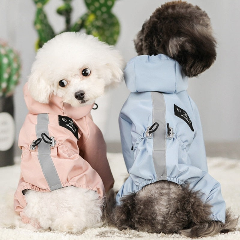 Cute Button Up, Reflective Raincoat, With Mesh Breathable Inside