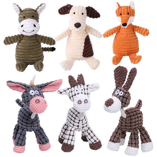 Squeaky Plush Animals