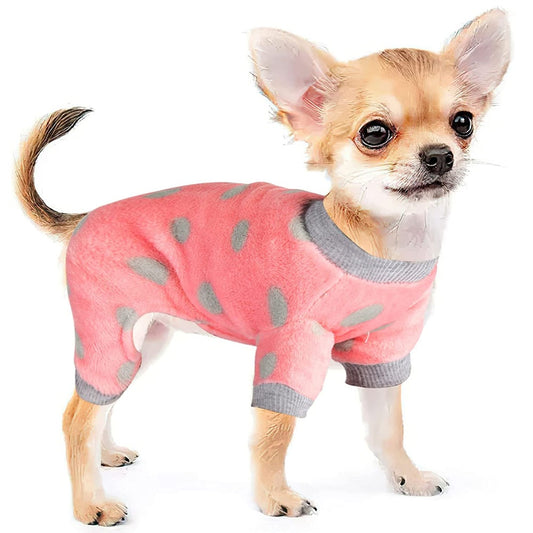 Thermal Velvet Dog Pajamas