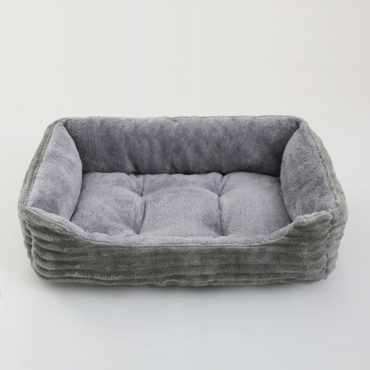 Soft Square Plush Bed