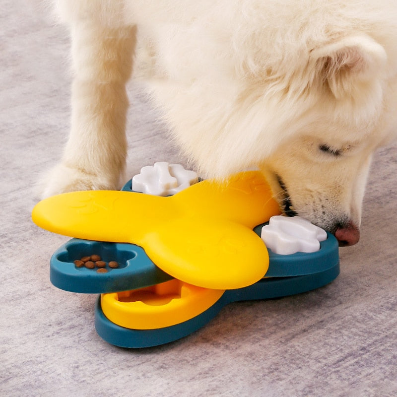 Slow Feeders with Toys and an Interactive Food Ball