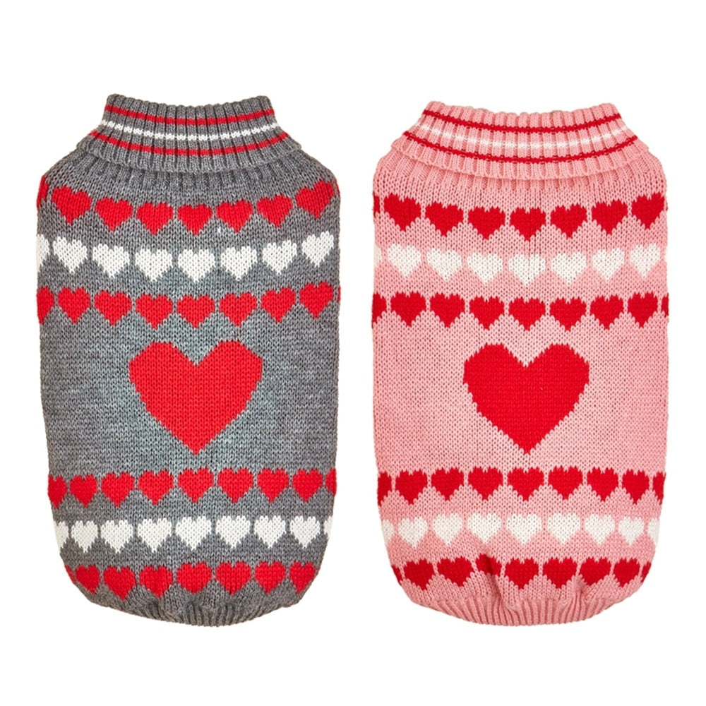 Hearts Galore Dog Jumper