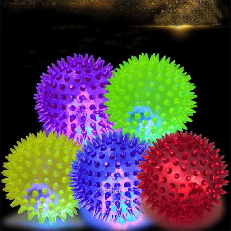 Squeaky Luminous Hedgehog Ball