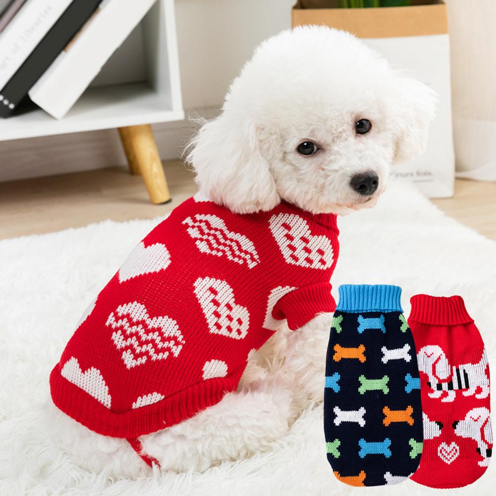 Lovely Comfortable Sweater Knitted Dog Jumper